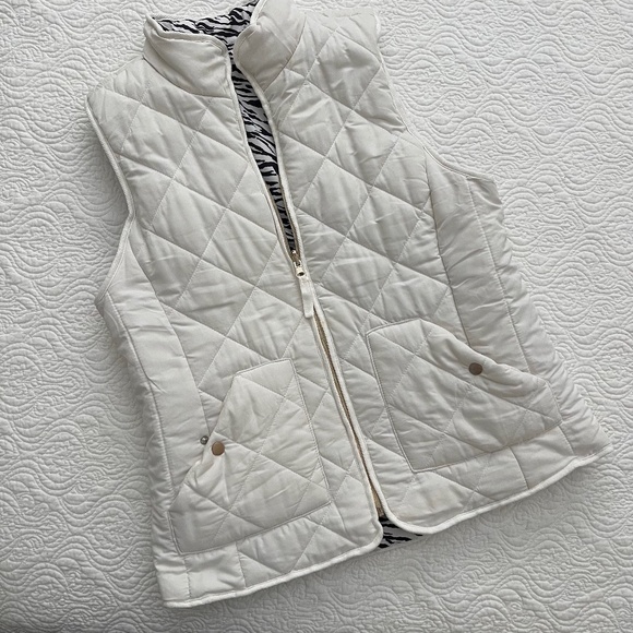 Kensie Puffer Vest Reversible Quilted Sz L and Shirt - Picture 5 of 16